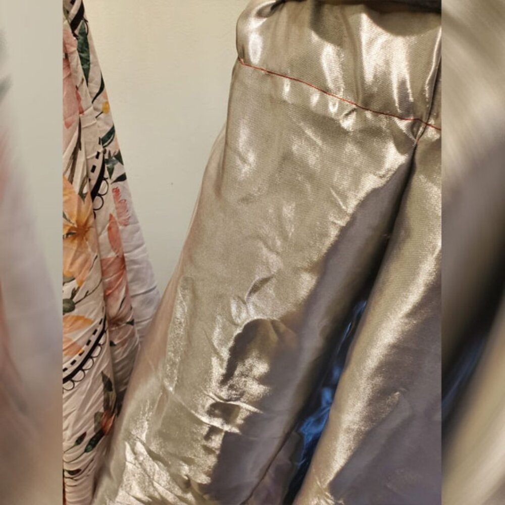 SOLD Far Out Pants - Silver Alien
